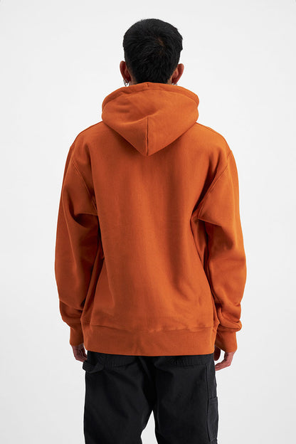 CA-X10 (Reverse weave Cursive Logo Hoodie Cinnamon Haze) 12396087 CHAMPION