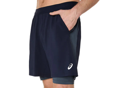 ASA-C1 (Asics road 2in1 7in shorts midnight/tarmac) 122595000