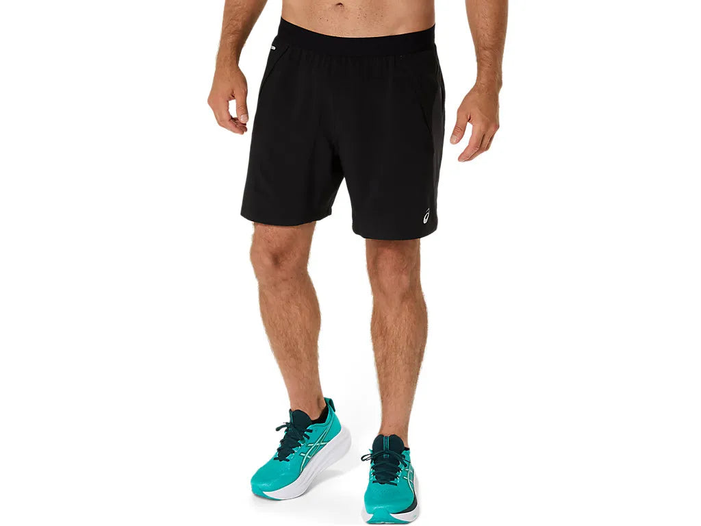ASA-Y1 (Asics road 7"  mens performance shorts black/graphite grey) 72694500