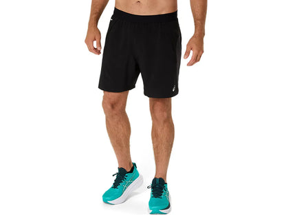 ASA-Y1 (Asics road 7"  mens performance shorts black/graphite grey) 72694500
