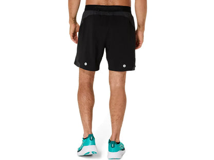 ASA-Y1 (Asics road 7"  mens performance shorts black/graphite grey) 72694500