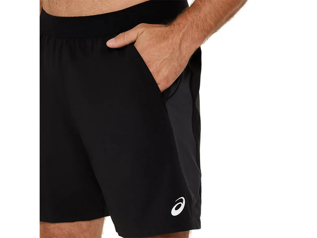 ASA-Y1 (Asics road 7"  mens performance shorts black/graphite grey) 72694500