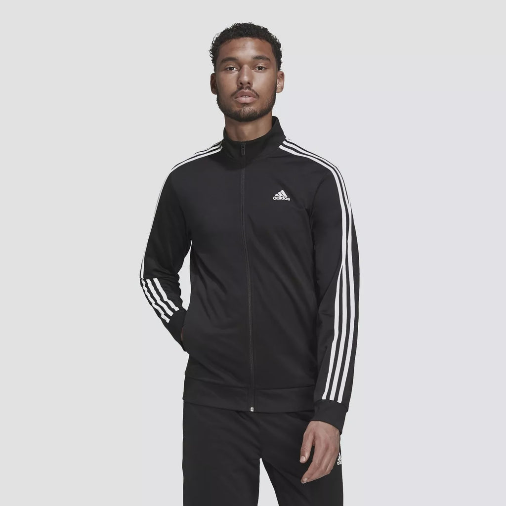AA-I23 (Adidas essentials warm-up 3-stripes track jacket black/white) 42494808