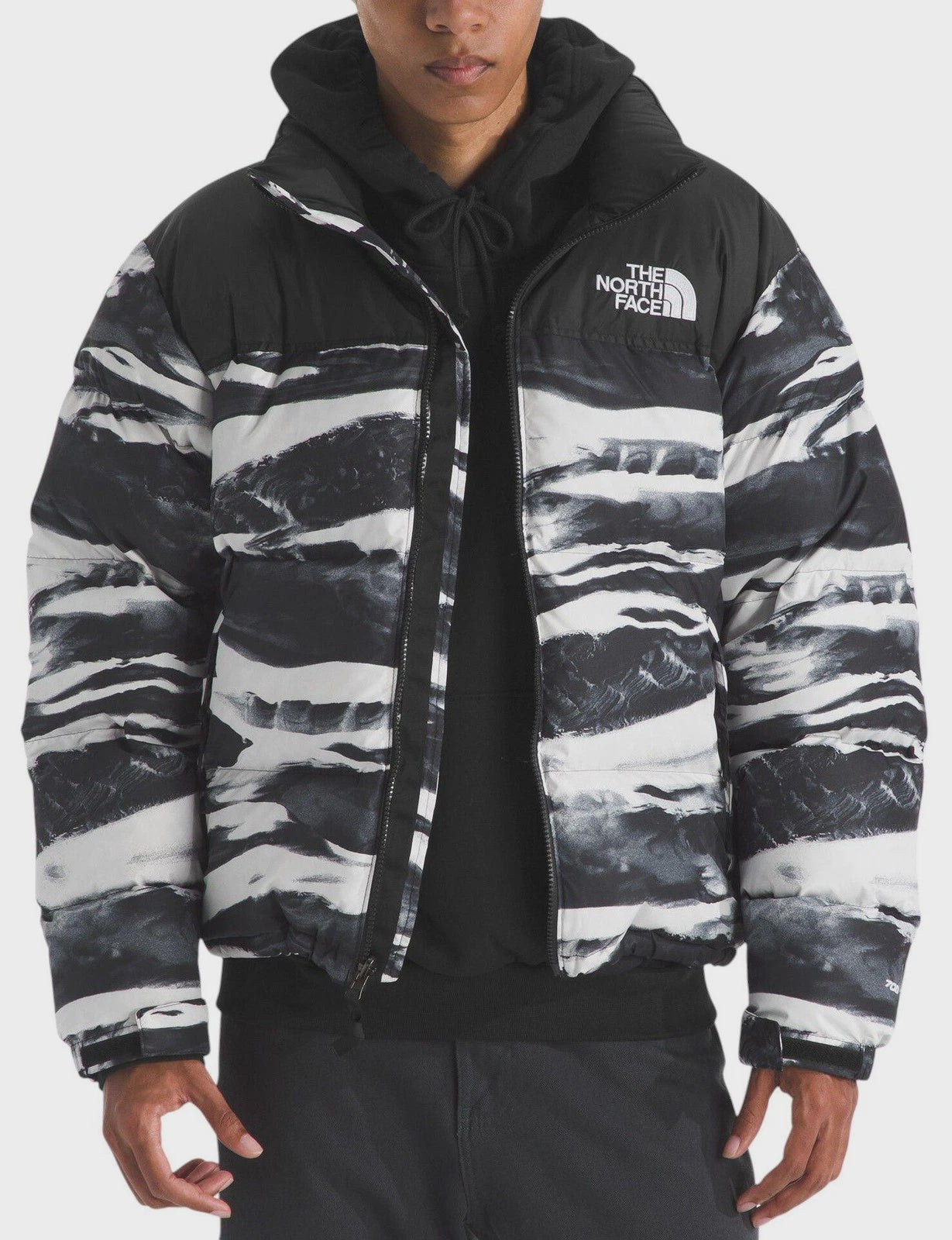 NFA-J9 (The north face men 96 retro nuptse jacket black/print) 126926087