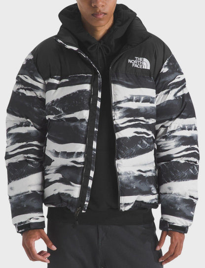 NFA-J9 (The north face men 96 retro nuptse jacket black/print) 126926087