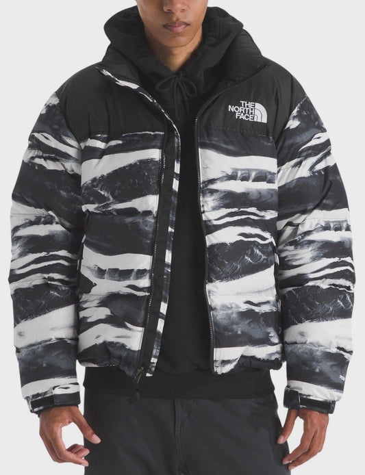 NFA-J9 (The north face men 96 retro nuptse jacket black/print) 126926087