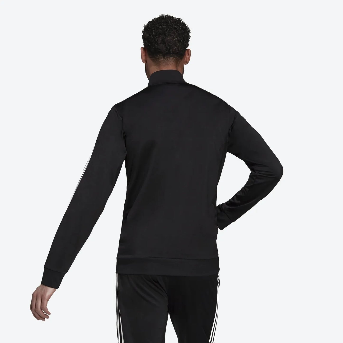 AA-I23 (Adidas essentials warm-up 3-stripes track jacket black/white) 42494808