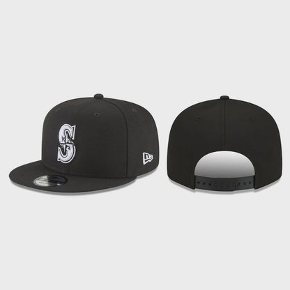NEC-I74 (New era 950 evergreen seattle mariners snapback black/white osfm) 82692850