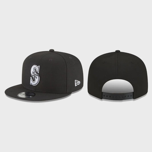 NEC-I74 (New era 950 evergreen seattle mariners snapback black/white osfm) 82692850