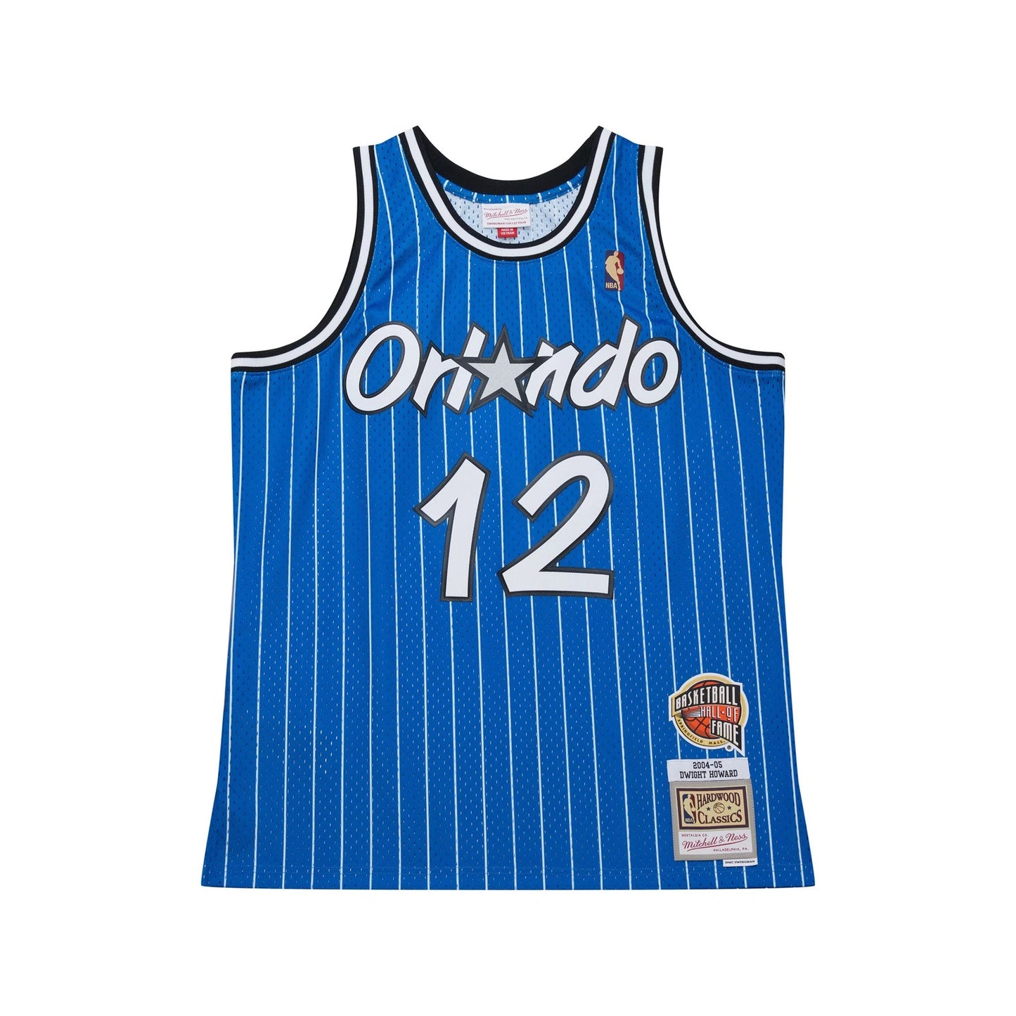 MNA-B51 (Mitchell & ness swingman jersey hall of fame 2005 orlando magic dwight howard magic blue) 42698260