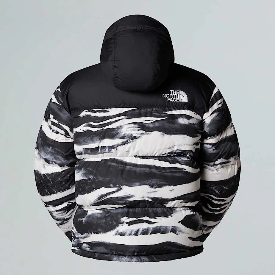 NFA-J9 (The north face men 96 retro nuptse jacket black/print) 126926087