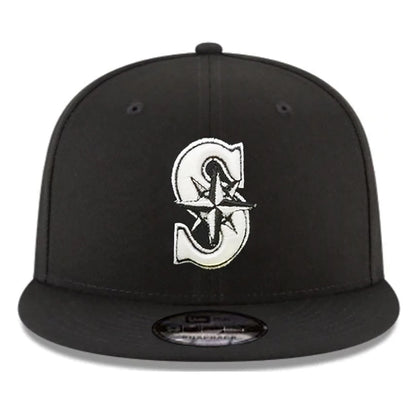 NEC-I74 (New era 950 evergreen seattle mariners snapback black/white osfm) 82692850