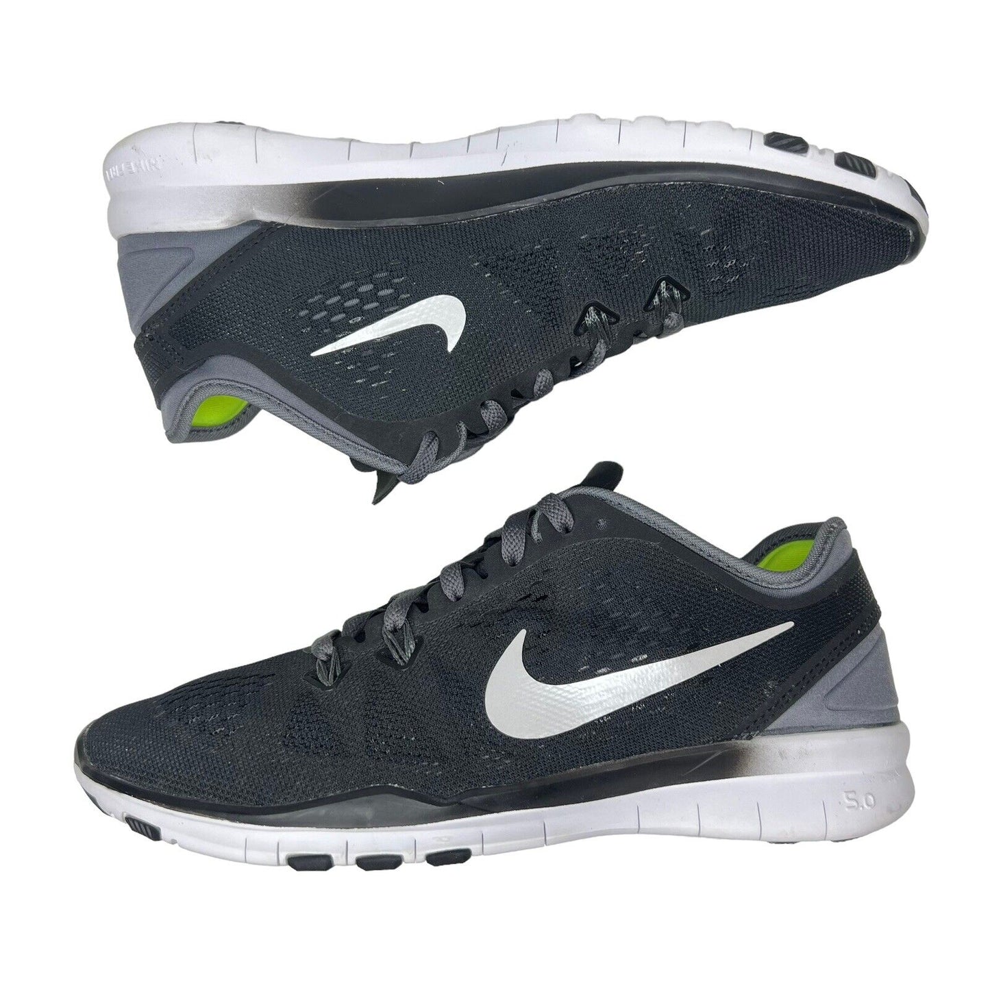 N-D84 (NIKE WMNS FREE 5.0 TR FIT - BLK/GREY/WHT) 21599707