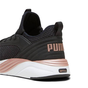 P-L44 (Puma softride ruby luxe running shoes black/rose gold) 82396500 PUMA