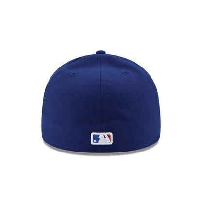 NEC-F66 (New era 5950 texas rangers authentic on-field game royal fitted hat) 72593000