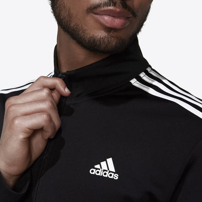 AA-I23 (Adidas essentials warm-up 3-stripes track jacket black/white) 42494808