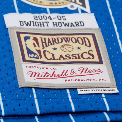 MNA-B51 (Mitchell & ness swingman jersey hall of fame 2005 orlando magic dwight howard magic blue) 42698260