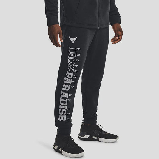 UAA-Y3 (Mens project rock cc fleece jogger black/halo gray) 102195217