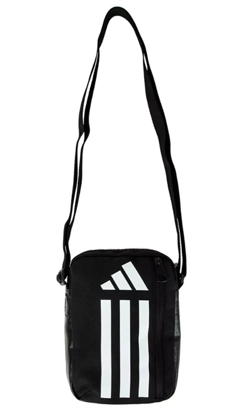 AE-G5 (Adidas essentials training shoulder organizer bag black/white) 62391687