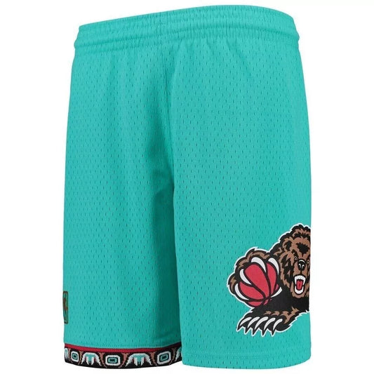 MNA-P45 (Mitchell and ness swingman shorts grizzlies 96-97 home teal) 82597391