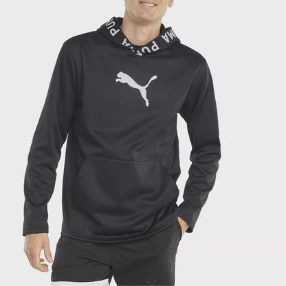 PA-S10 (Puma train power fleece hoodie black/white) 42495000