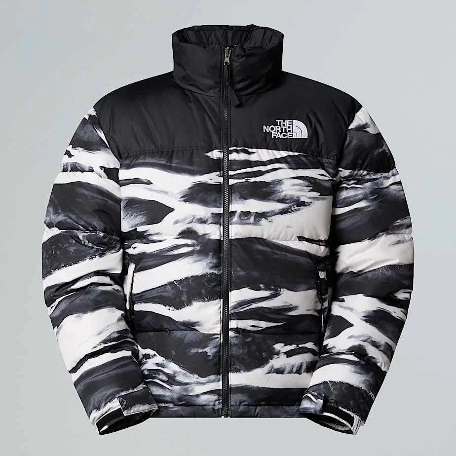 NFA-J9 (The north face men 96 retro nuptse jacket black/print) 126926087