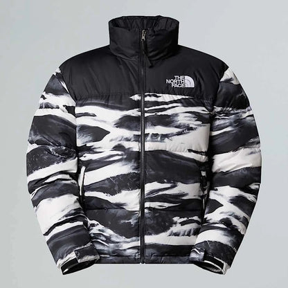 NFA-J9 (The north face men 96 retro nuptse jacket black/print) 126926087
