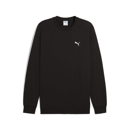 PA-D12 (Puma essentials fleece small logo crew black) 52593500