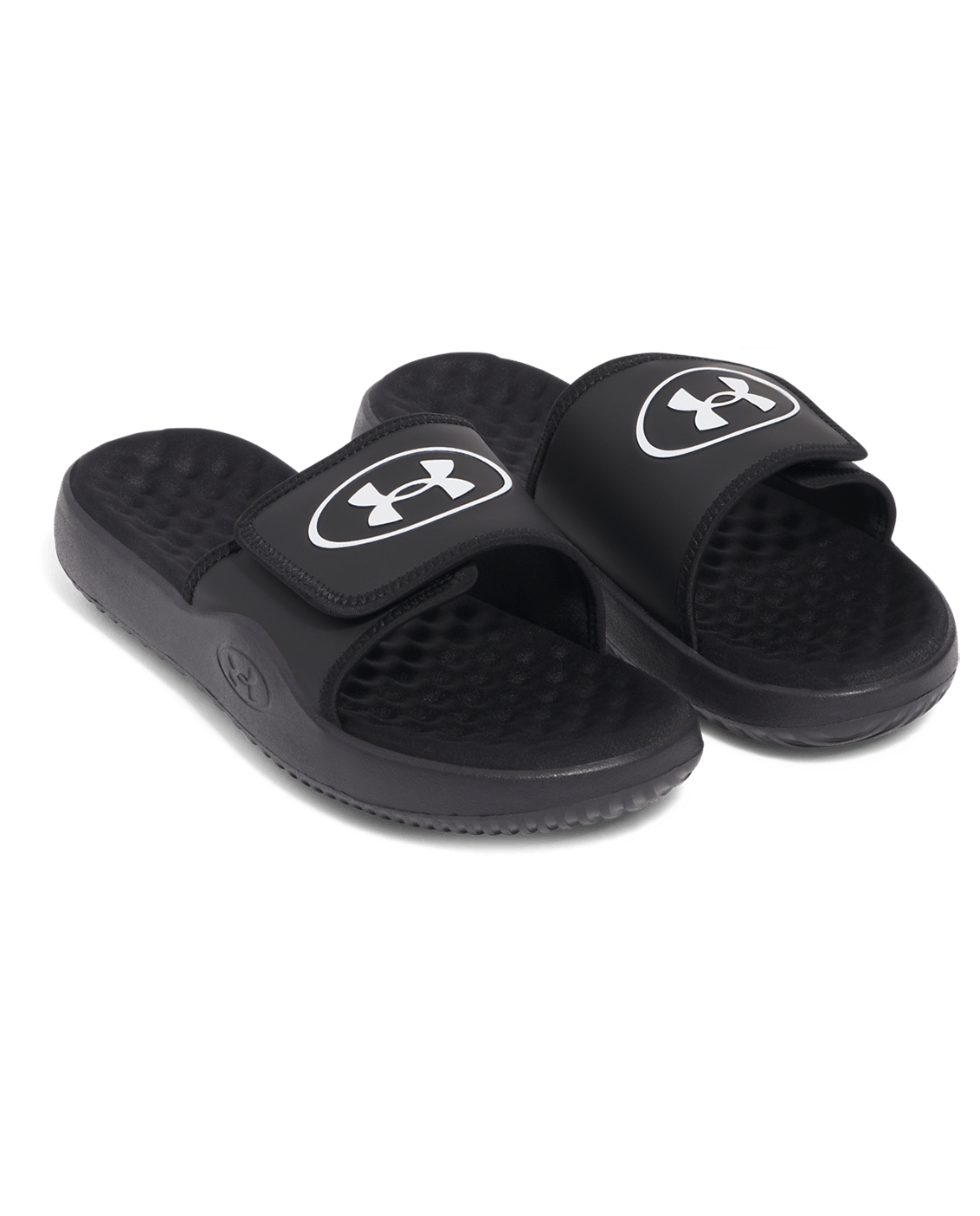 UA-T8 (Under armour mens ignite pro 8 slide black/galaxy black/white) 72693913
