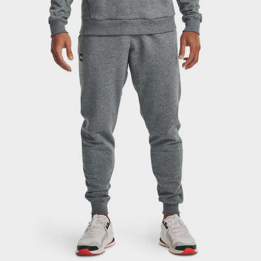 UAA-X5 (Men rival fleece jogger pitch gray/light heather/onyx white) 42293913