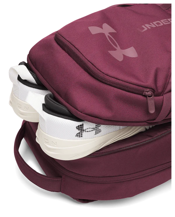 UAE-T14 (Under armour unisex hustle 6.0 backpack dark maroon) 112593913