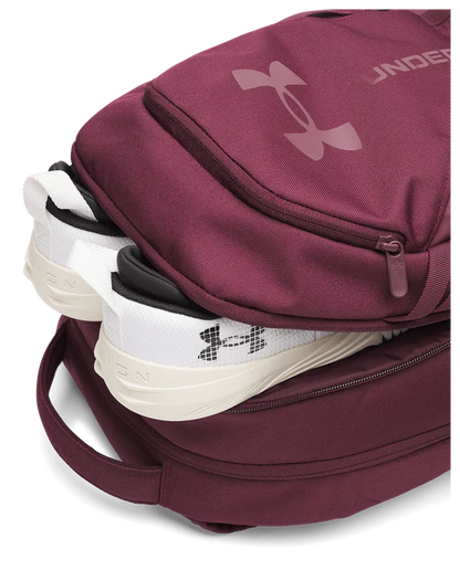 UAE-T14 (Under armour unisex hustle 6.0 backpack dark maroon) 112593913