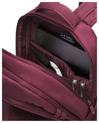 UAE-T14 (Under armour unisex hustle 6.0 backpack dark maroon) 112593913