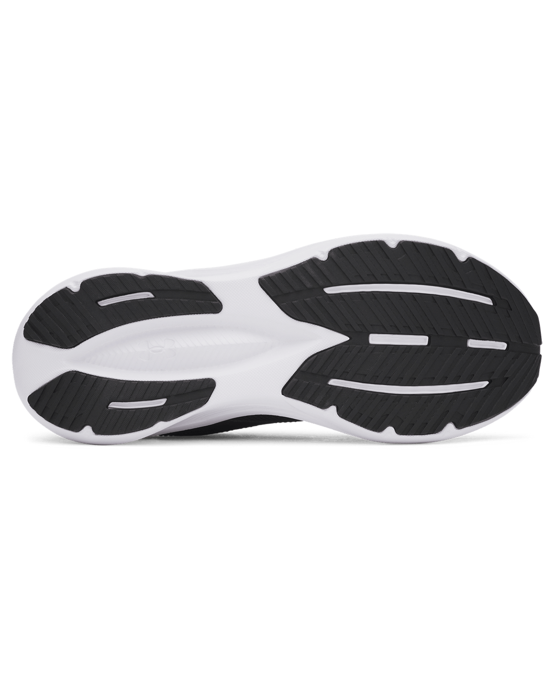 UA-V8 (Under armour charged + assert 11 running shoes black/white) 72695652