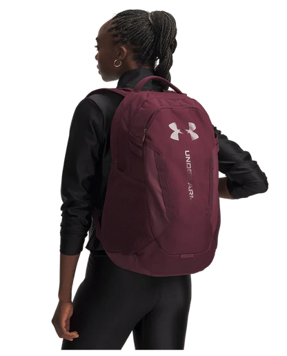 UAE-T14 (Under armour unisex hustle 6.0 backpack dark maroon) 112593913