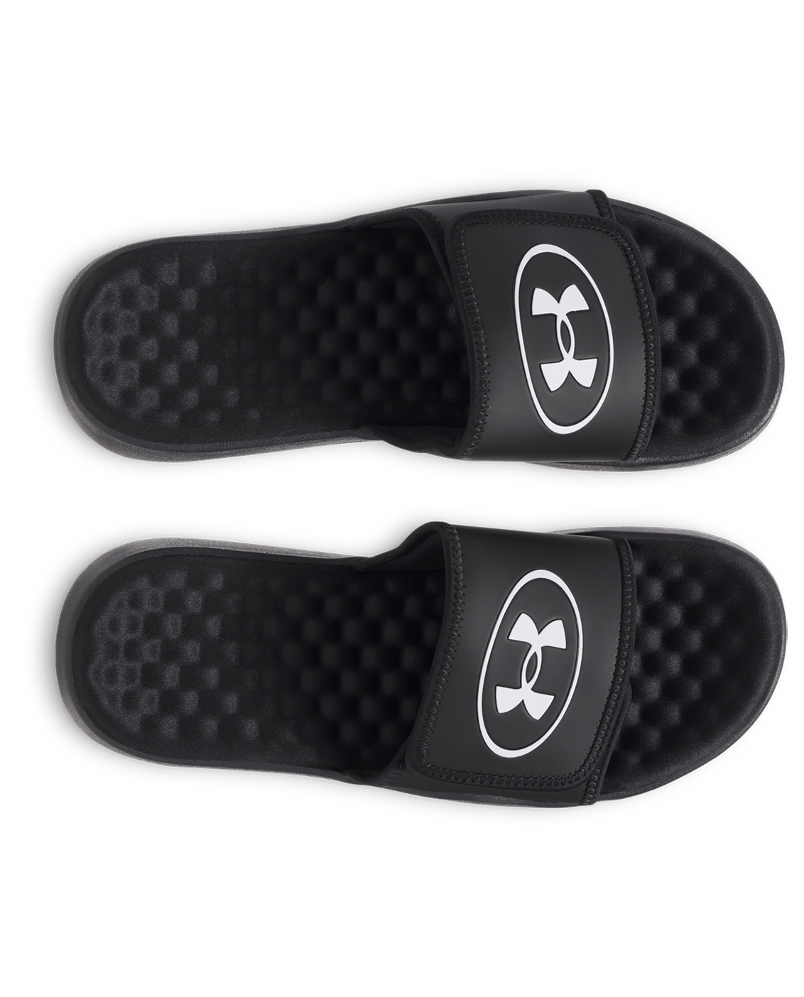 UA-T8 (Under armour mens ignite pro 8 slide black/galaxy black/white) 72693913