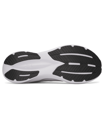 UA-Y8 (Under armour mens charged + chase running shoes white/black) 72695652