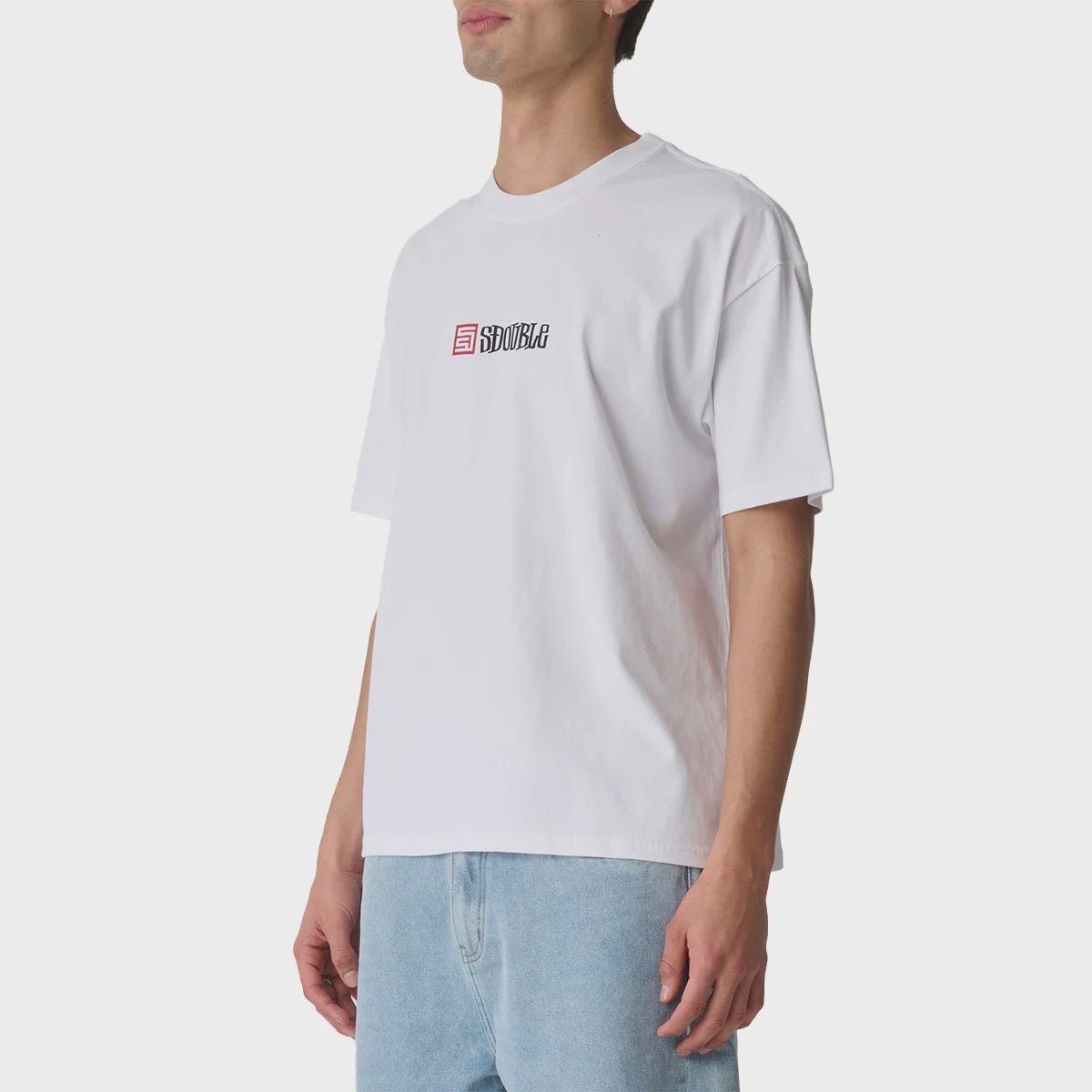 SSA-D (S/Double s cube mid block short sleeve heavy weight tee white) 122593043