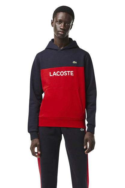 LCA-S16 (Lacoste colour block logo hoodie abysm) 623910870