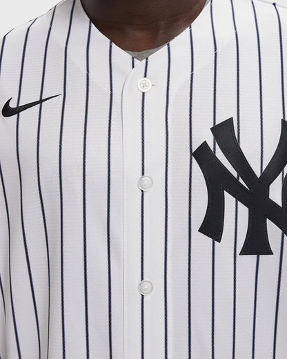 NA-D50 (Nike replica home button up jersey new york yankees white) 82698130