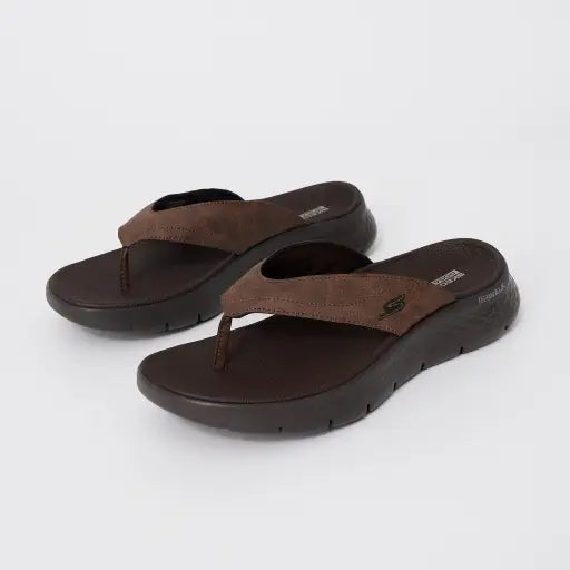 S-O12 (Skechers go walk flex sandal vallejo brown/black) 122594200