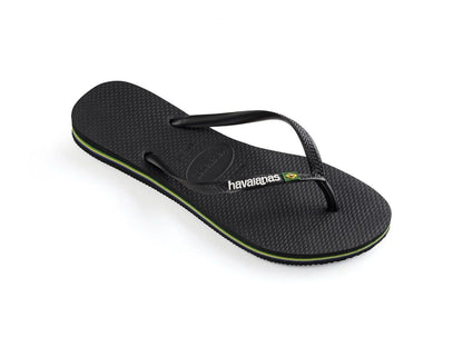 HA-WU4 (HAVAIANAS SLIM BRAZIL 0090 BLK) 81891950