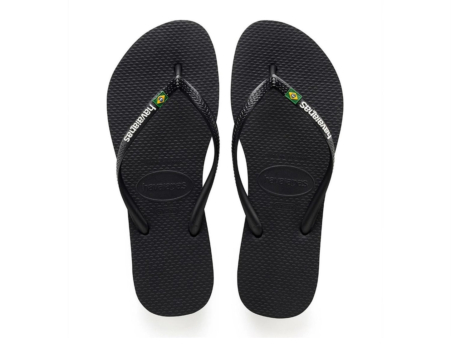 HA-WU4 (HAVAIANAS SLIM BRAZIL 0090 BLK) 81891950