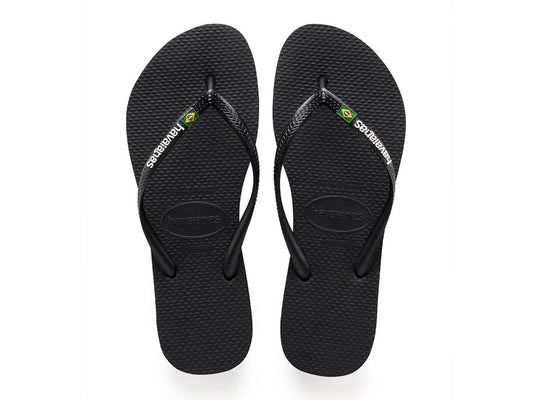 HA-WU4 (HAVAIANAS SLIM BRAZIL 0090 BLK) 81891950