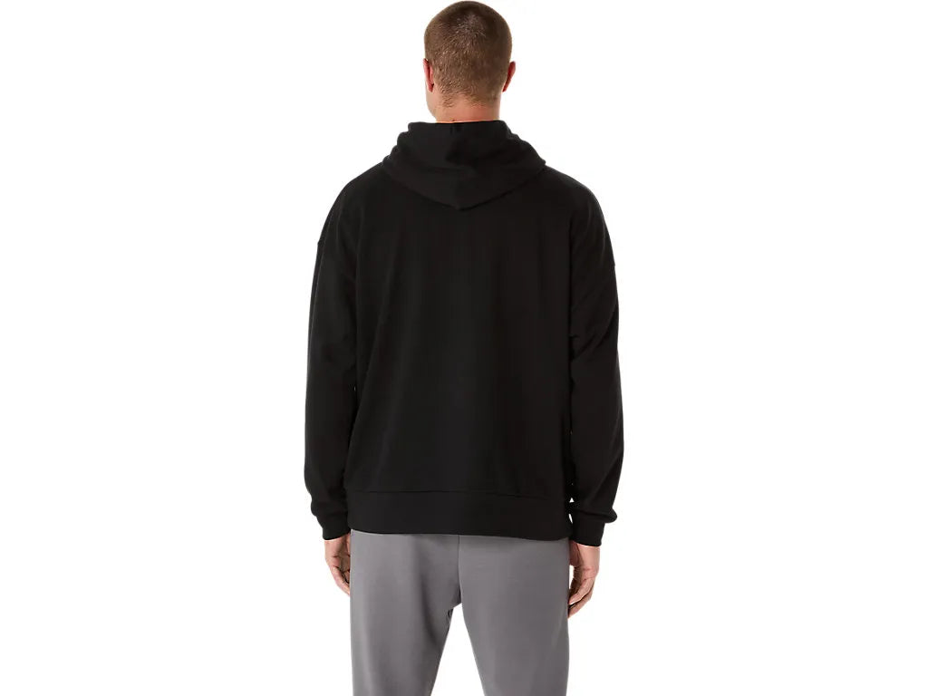 ASA-U (Asics mens sweat relaxed pullover hoodie performance black) 72596000