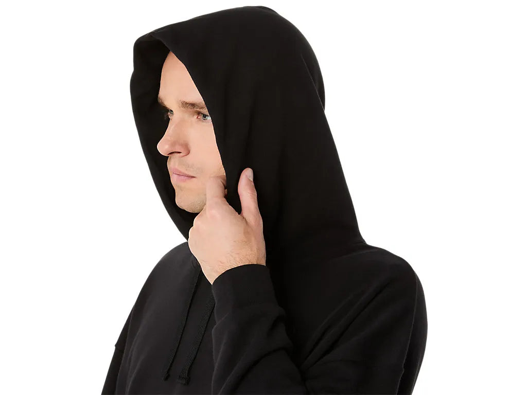 ASA-U (Asics mens sweat relaxed pullover hoodie performance black) 72596000