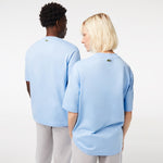 LCA-E17 (Lacoste originals loose fit crocodile oragnic cotton t-shirt sky blue) 72396522 LACOSTE