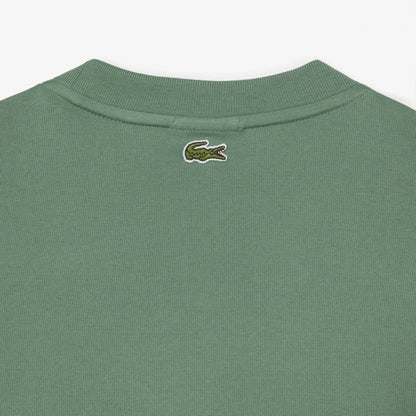 LCA-F17 (Lacoste originals loose fit large crocodile organic t-shirt ash green) 72396522 LACOSTE