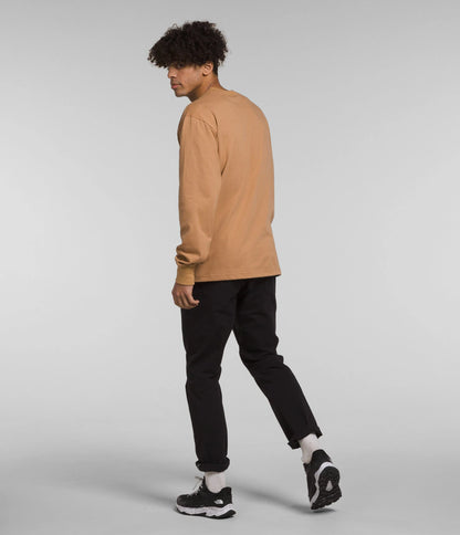 NFA-F4 (The north face men’s long-sleeve heavyweight relaxed fit tee almond butter monogram) 42495000