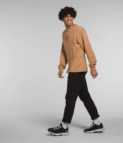 NFA-F4 (The north face men’s long-sleeve heavyweight relaxed fit tee almond butter monogram) 42495000